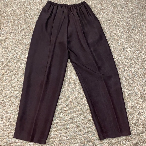 Christie of CA rayon high waste brown pants Size 14 - Picture 2 of 11